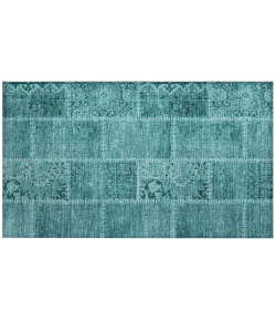 Addison Chantille ACN635 Turquoise 1 ft. 8 in. x 2 ft. 6 in. Rectangle Rug