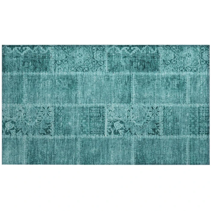 Chantille ACN635 Turquoise 1'8" x 2'6" Rug