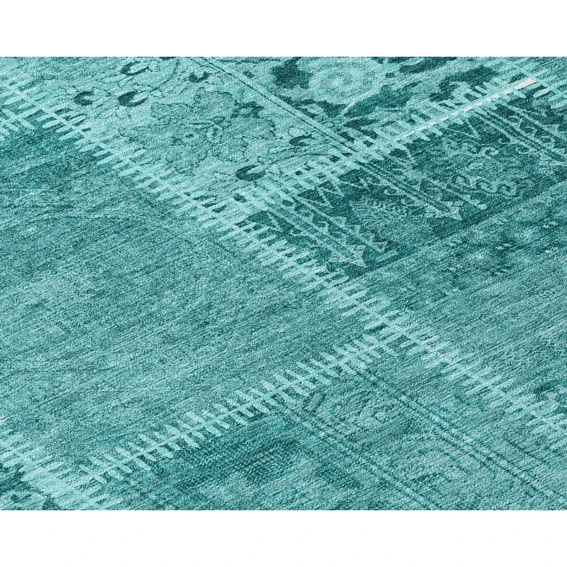 Chantille ACN635 Turquoise 2'3" x 7'6" Rug