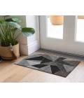 Chantille ACN636 Chocolate 1'8" x 2'6" Rug