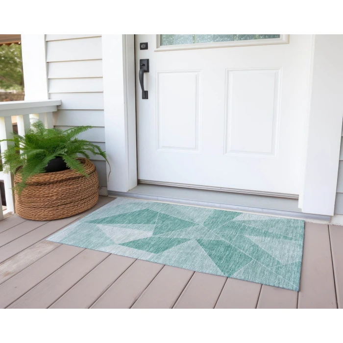 Chantille ACN636 Teal 1'8" x 2'6" Rug