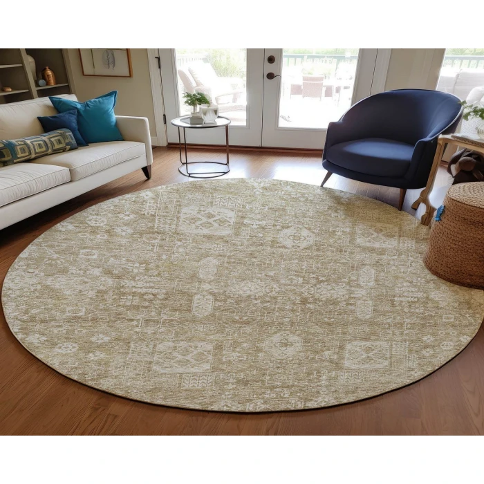 Chantille ACN637 Beige 8' x 8' Rug