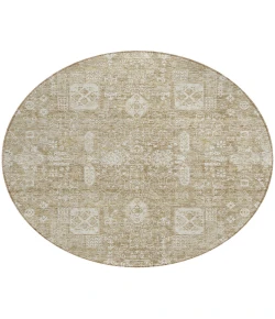 Addison Chantille ACN637 Beige 8 ft. x 8 ft. Round Rug