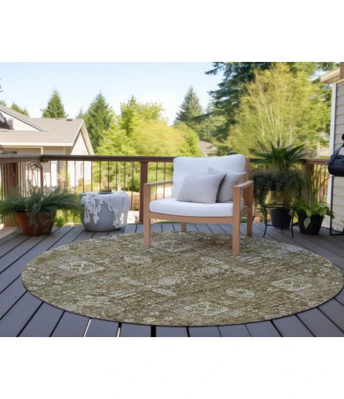 Chantille ACN637 Brown 8' x 8' Rug