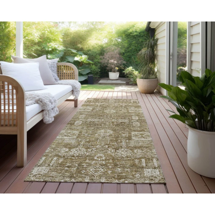 Chantille ACN637 Brown 2'3" x 7'6" Rug