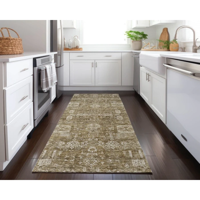 Chantille ACN637 Brown 2'3" x 7'6" Rug