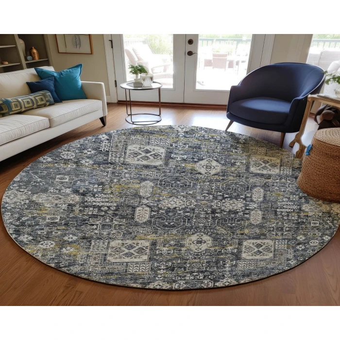 Chantille ACN637 Charcoal 8' x 8' Rug