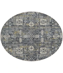 Addison Chantille ACN637 Charcoal 8 ft. x 8 ft. Round Rug