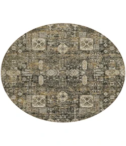 Addison Chantille ACN637 Coffee 8 ft. x 8 ft. Round Rug