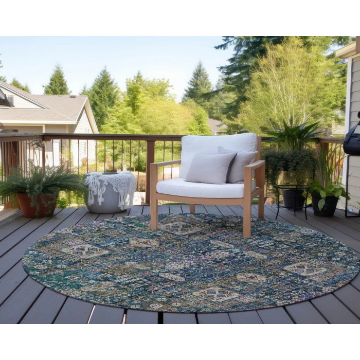 Chantille ACN637 Green 8' x 8' Rug