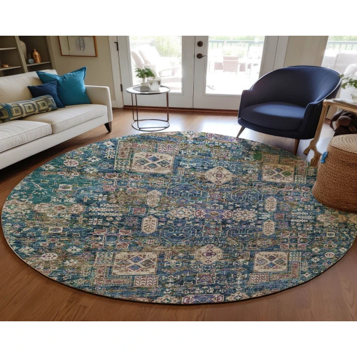 Chantille ACN637 Green 8' x 8' Rug