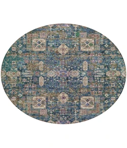 Addison Chantille ACN637 Green 8 ft. x 8 ft. Round Rug