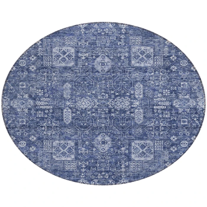Chantille ACN637 Navy 8' x 8' Rug