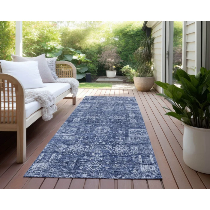 Chantille ACN637 Navy 2'3" x 7'6" Rug