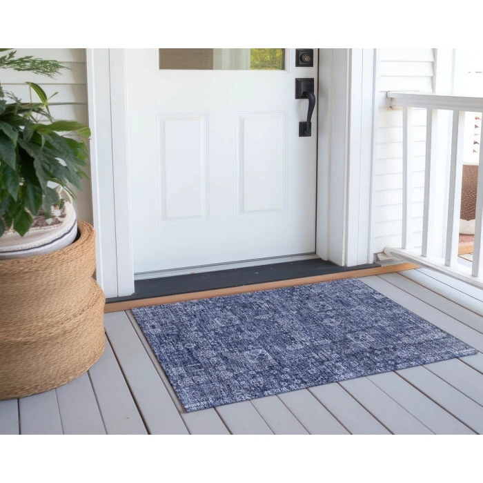 Chantille ACN637 Navy 1'8" x 2'6" Rug