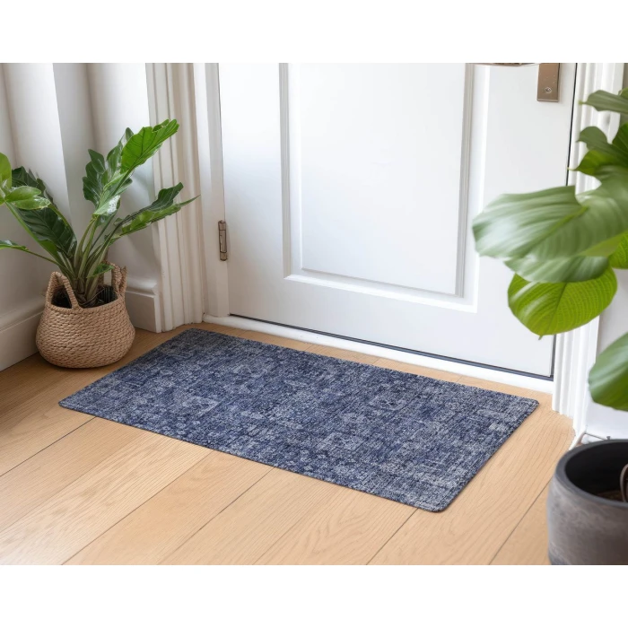 Chantille ACN637 Navy 1'8" x 2'6" Rug