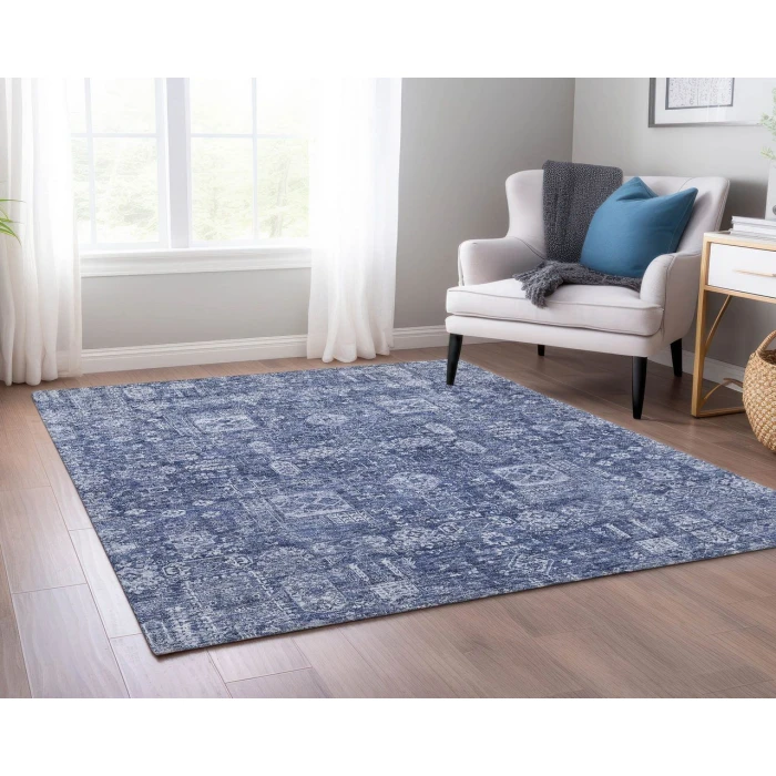 Chantille ACN637 Navy 3' x 5' Rug