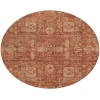 Addison Chantille ACN637 Paprika 8 ft. x 8 ft. Round Rug