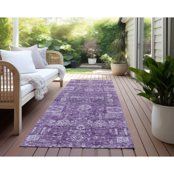 Chantille ACN637 Purple 2'3" x 7'6" Rug