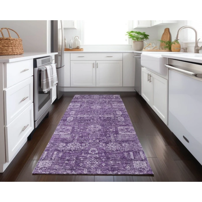 Chantille ACN637 Purple 2'3" x 7'6" Rug