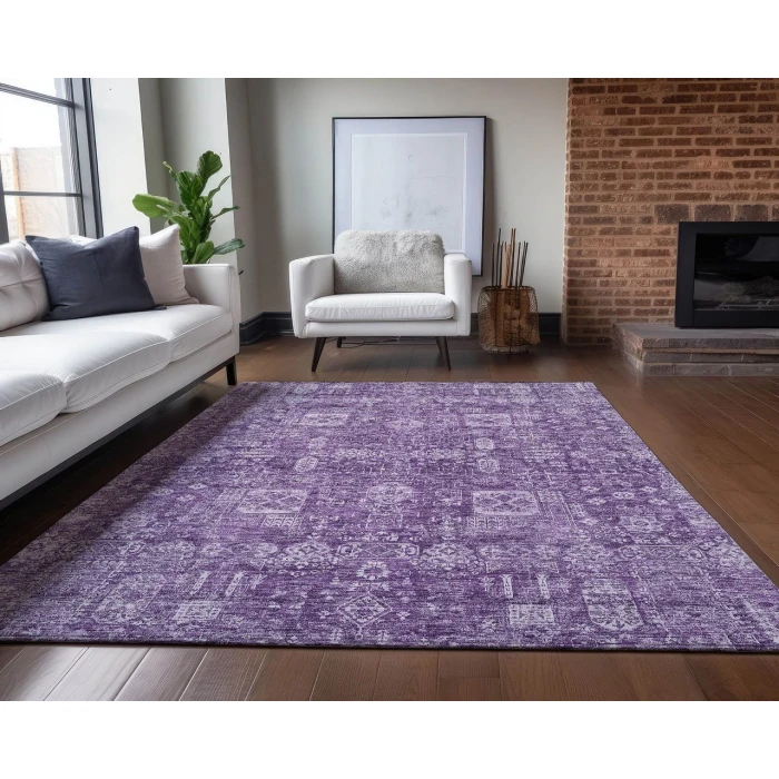 Chantille ACN637 Purple 10' x 14' Rug