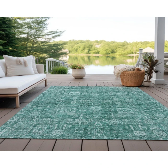 Chantille ACN637 Teal 10' x 14' Rug
