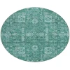 Addison Chantille ACN637 Teal 8 ft. x 8 ft. Round Rug