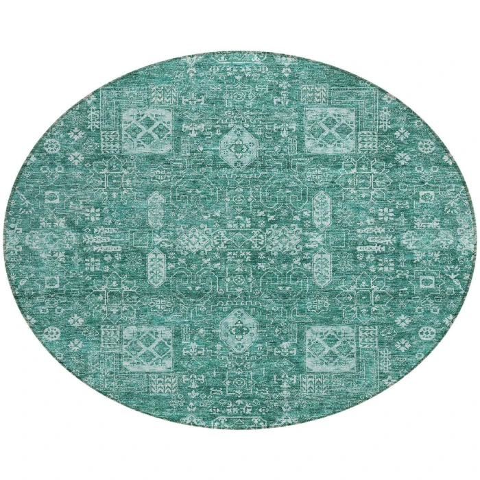 Chantille ACN637 Teal 8' x 8' Rug