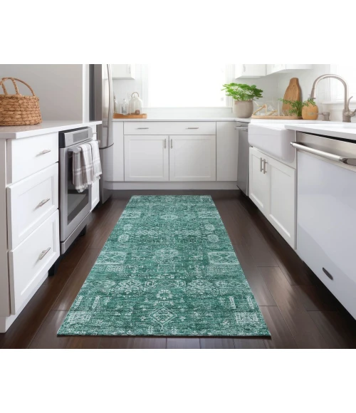 Chantille ACN637 Teal 2'3" x 7'6" Rug