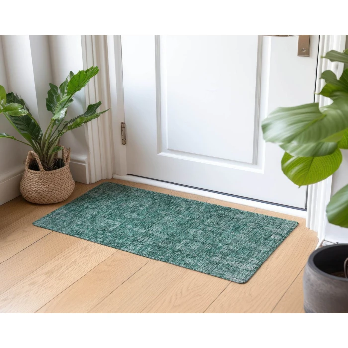 Chantille ACN637 Teal 1'8" x 2'6" Rug