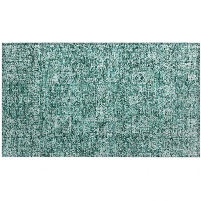 Chantille ACN637 Teal 1'8" x 2'6" Rug