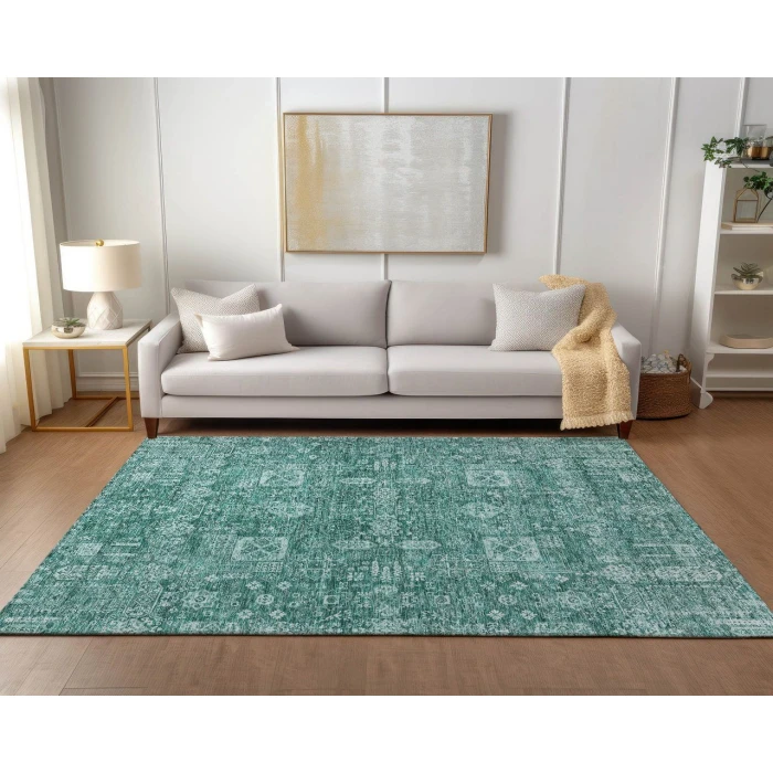 Chantille ACN637 Teal 10' x 14' Rug