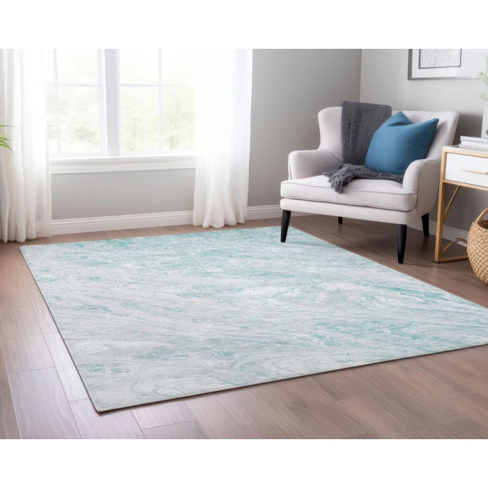 Chantille ACN640 Teal 3' x 5' Rug