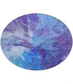 Addison Chantille ACN641 Blue 8 ft. x 8 ft. Round Rug