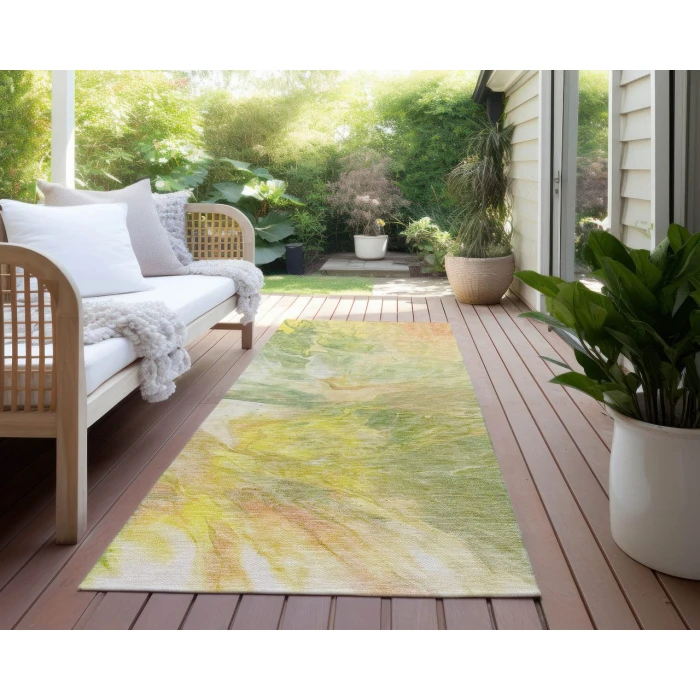 Chantille ACN641 Green 2'3" x 7'6" Rug