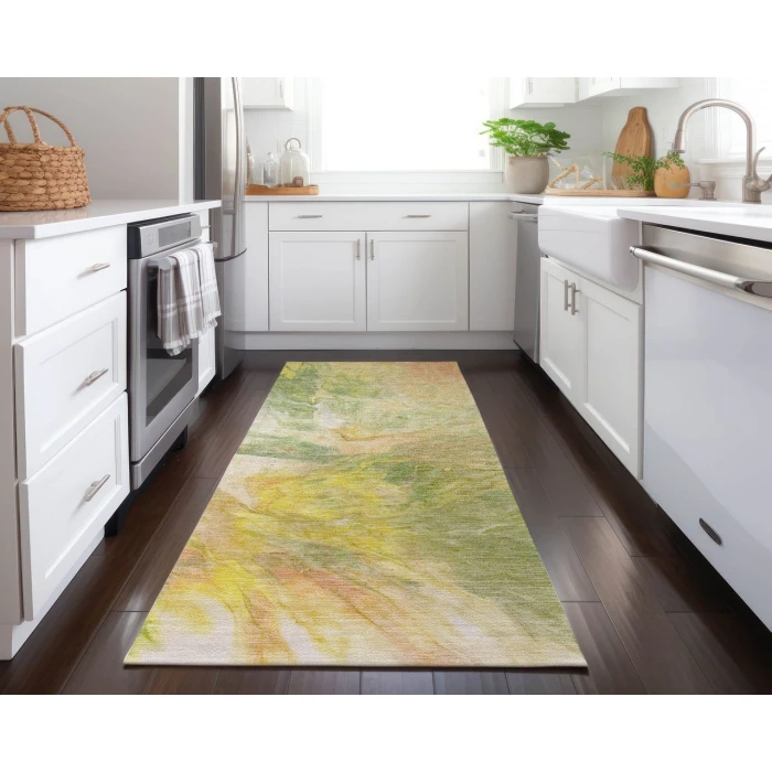 Chantille ACN641 Green 2'3" x 7'6" Rug