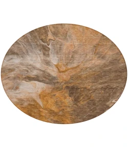 Addison Chantille ACN641 Paprika 8 ft. x 8 ft. Round Rug