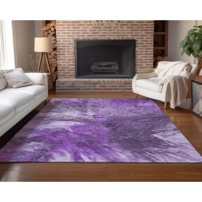 Chantille ACN641 Purple 2'6" x 3'10" Rug
