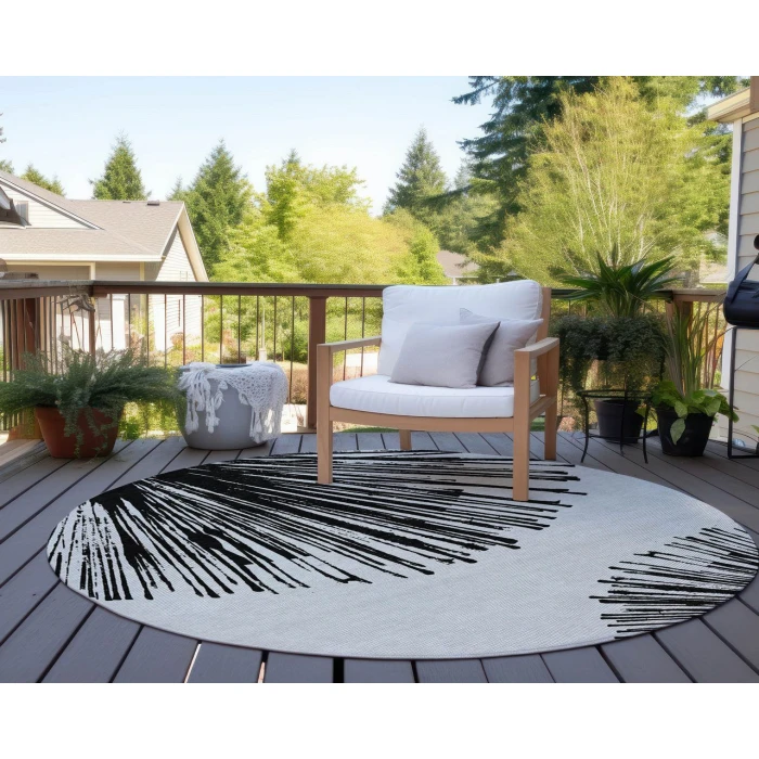 Chantille ACN642 Black 8' x 8' Rug