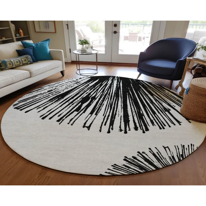 Chantille ACN642 Black 8' x 8' Rug