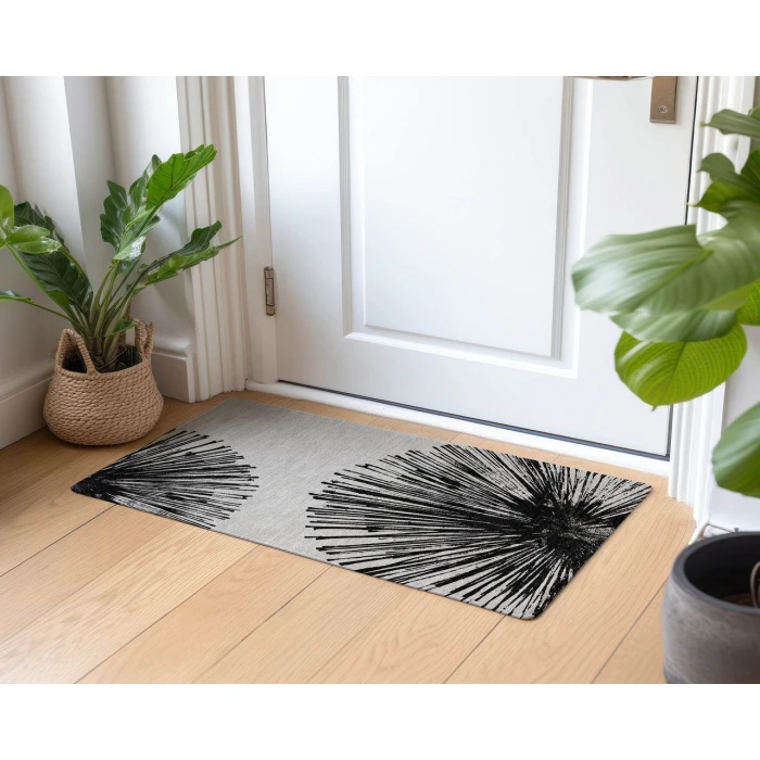 Chantille ACN642 Black 1'8" x 2'6" Rug