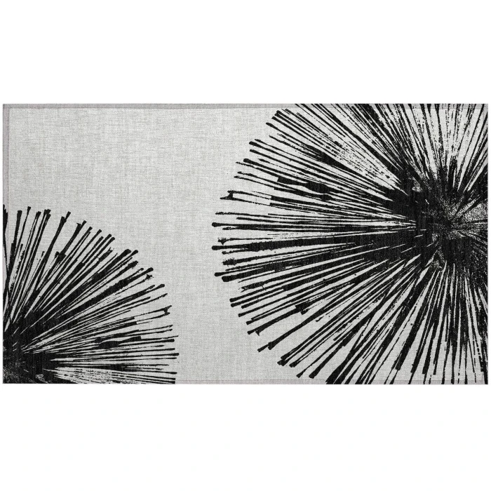 Chantille ACN642 Black 1'8" x 2'6" Rug