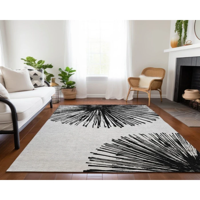 Chantille ACN642 Black 8' x 10' Rug