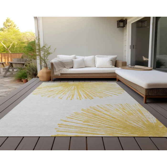 Chantille ACN642 Gold 5' x 7'6" Rug