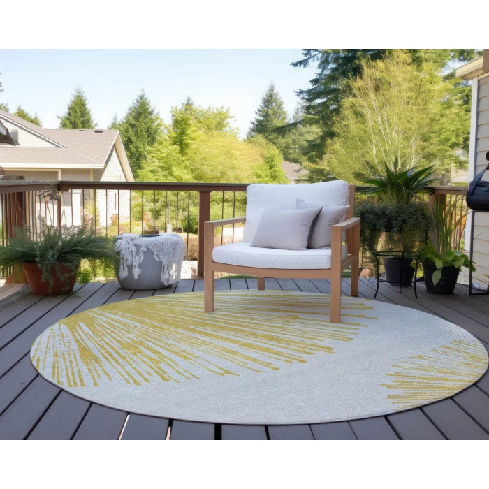 Chantille ACN642 Gold 8' x 8' Rug