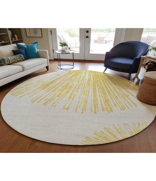 Chantille ACN642 Gold 8' x 8' Rug