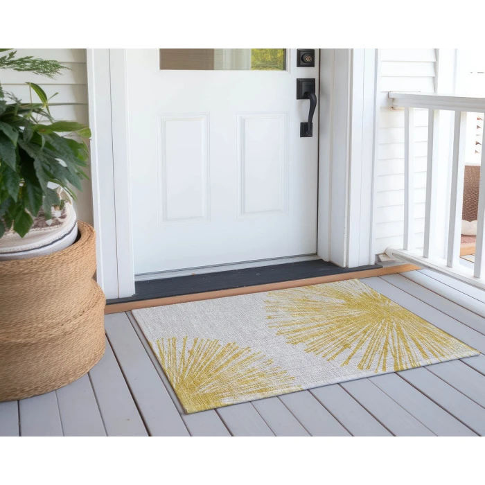 Chantille ACN642 Gold 1'8" x 2'6" Rug