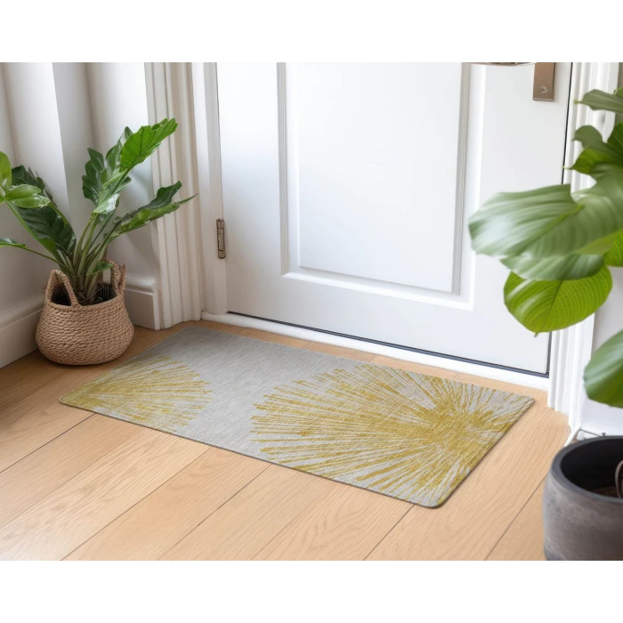 Chantille ACN642 Gold 1'8" x 2'6" Rug