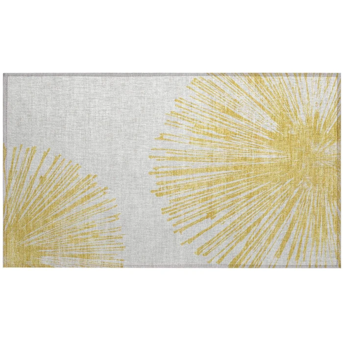 Chantille ACN642 Gold 1'8" x 2'6" Rug