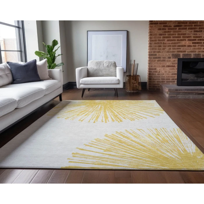 Chantille ACN642 Gold 5' x 7'6" Rug